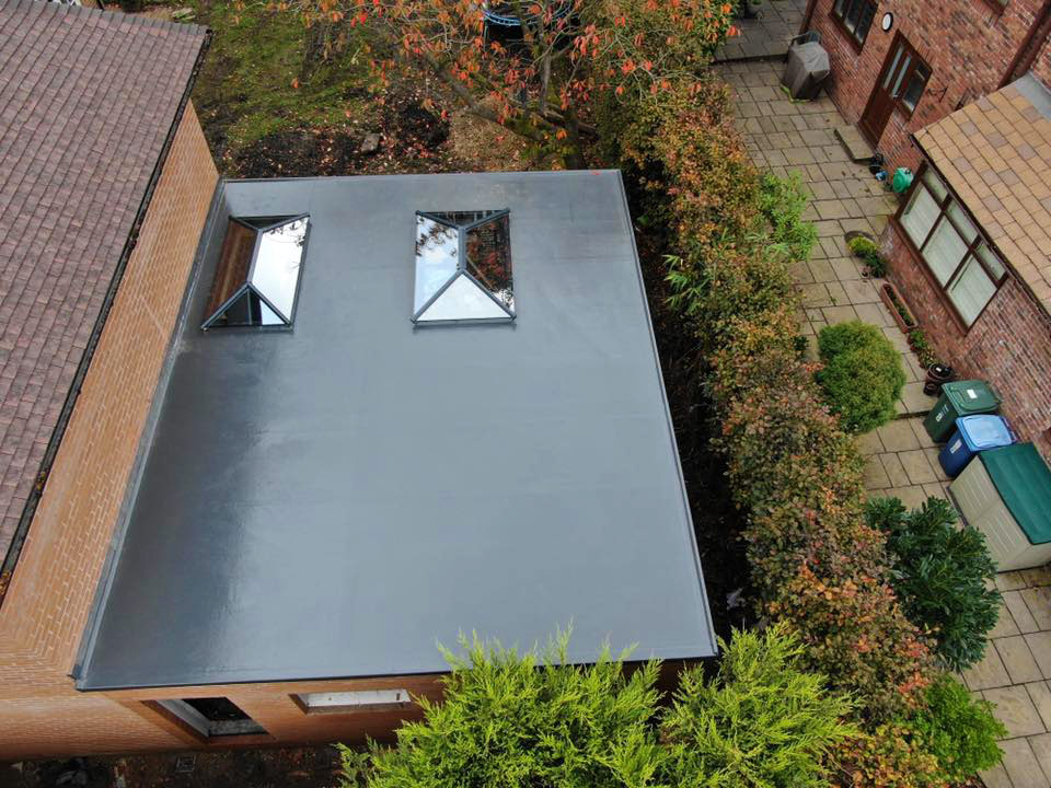GRP Fibreglass Flat Roof