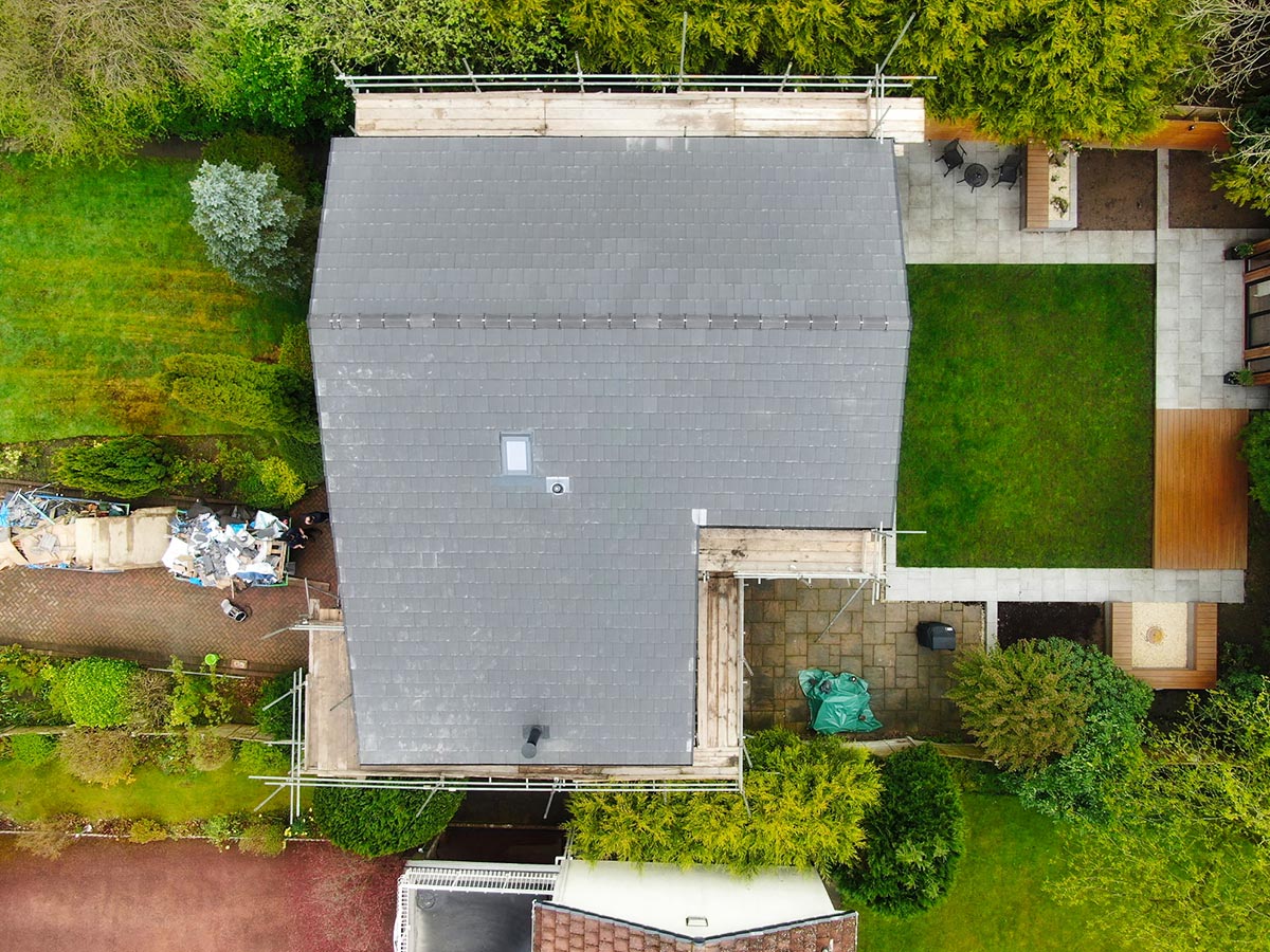 Slate Re-Roofing in Bamford
