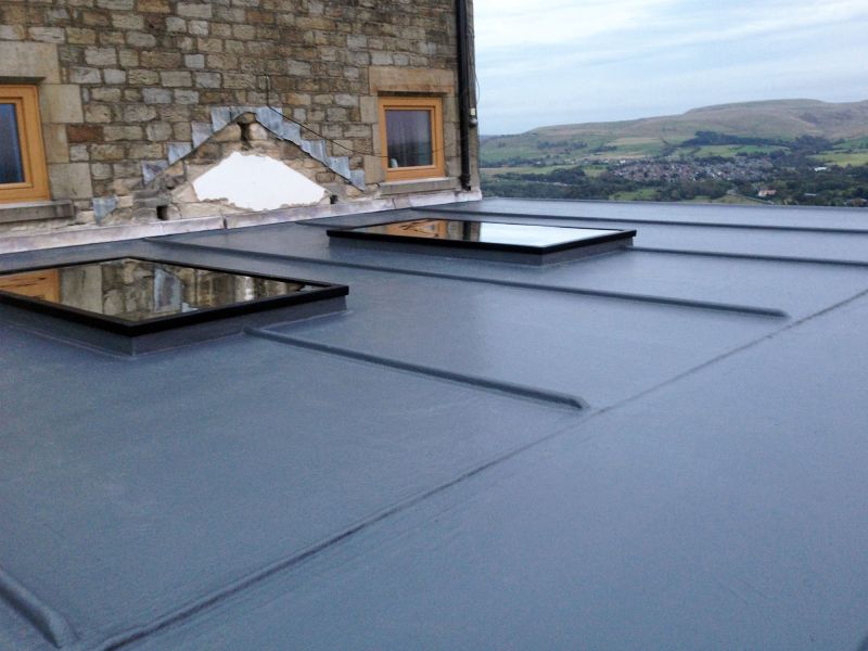 GRP Fibreglass Flat Roof