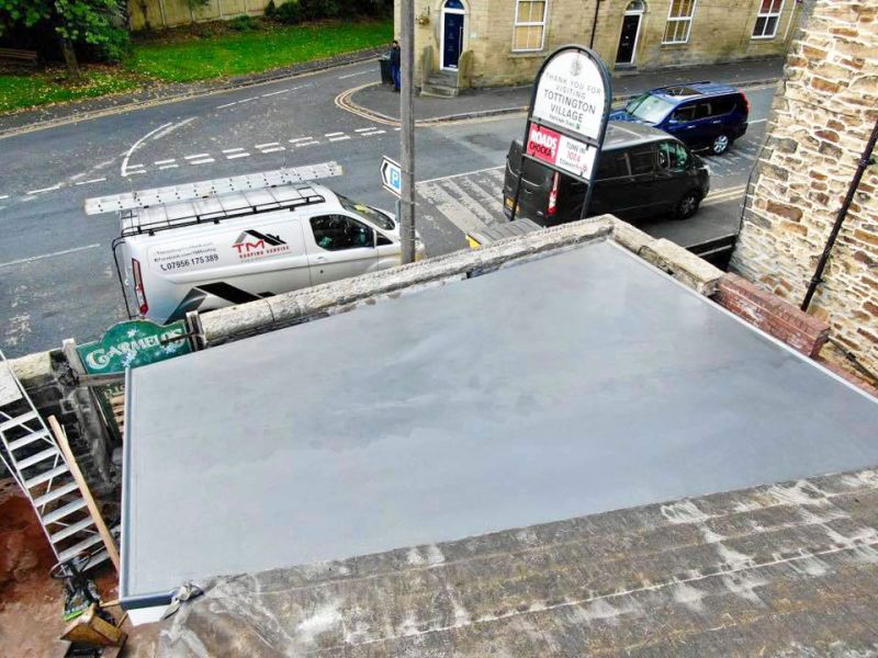 GRP Fibreglass Flat Roof