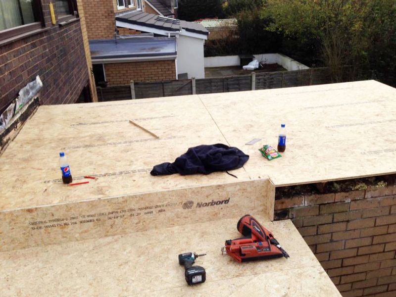 GRP Fibreglass Flat Roof