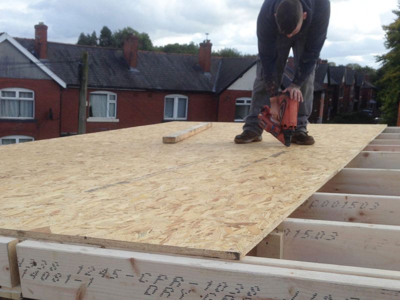 GRP Fibreglass Flat Roof