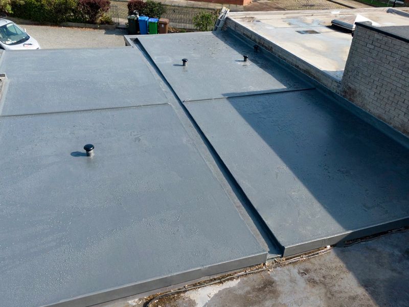 GRP Fibreglass Flat Roof in Rochdale
