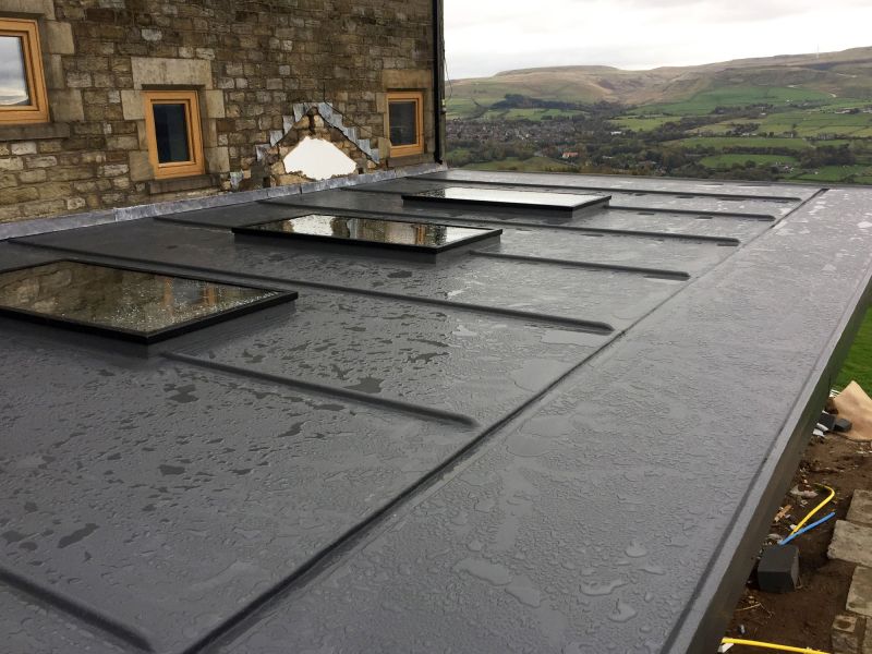 GRP Fibreglass Flat Roof