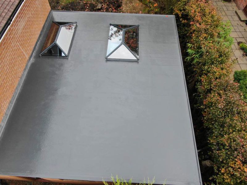 GRP Fibreglass Flat Roof