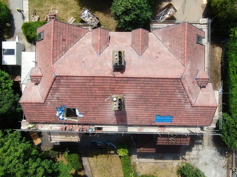 Re-roof Progress in Birkenhead